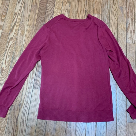 Brand new red men’s v neck sweater - Picture 2 of 3